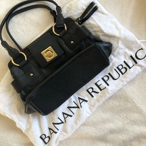 Banana Republic leather handbag
